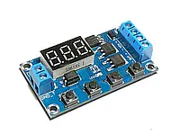 Модуль реле часу з затримкою XY-J04 циклічний таймер 12В, 24В 0.1-999хв,(5-30В)