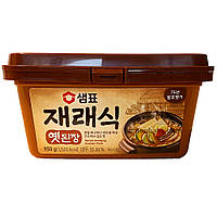 Соевая паста Doenjang, классическая, традиционная, 950 г, ТМ Sempio, Южная Корея