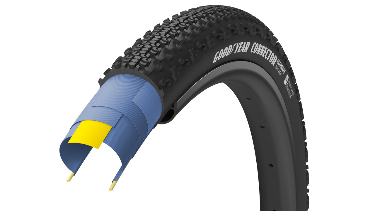 Покришка для велосипеда 650bx50 27.5x2.0 (50-584) GoodYear Connector Tubeless Ready Folding Black, 60tpi