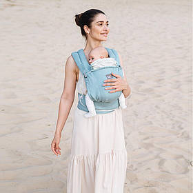 Слінг ЛавТай Organic Love & Carry, Аквамарин