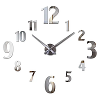 Великий настінний годинник діаметром 90 см ZH172510 Стильний годинник для дому (Чорний, Сірий) pkd