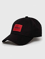 Кепка HUGO BOSS / Чоловіча кепка HUGO / Чоловіча кепка BOSS / Чоловіча чорна кепка / HUGO