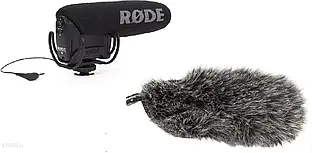 Мікрофон RODE VideoMic Pro Rycote + Osłona DeadCat - profesjonalny mikrofon pojemnościowy do kamer i aparatów