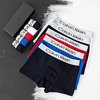 Трусы мужские Calvin Klein 5 шт в упаковке / мужские боксеры / мужские трусы Келвин Кляйн