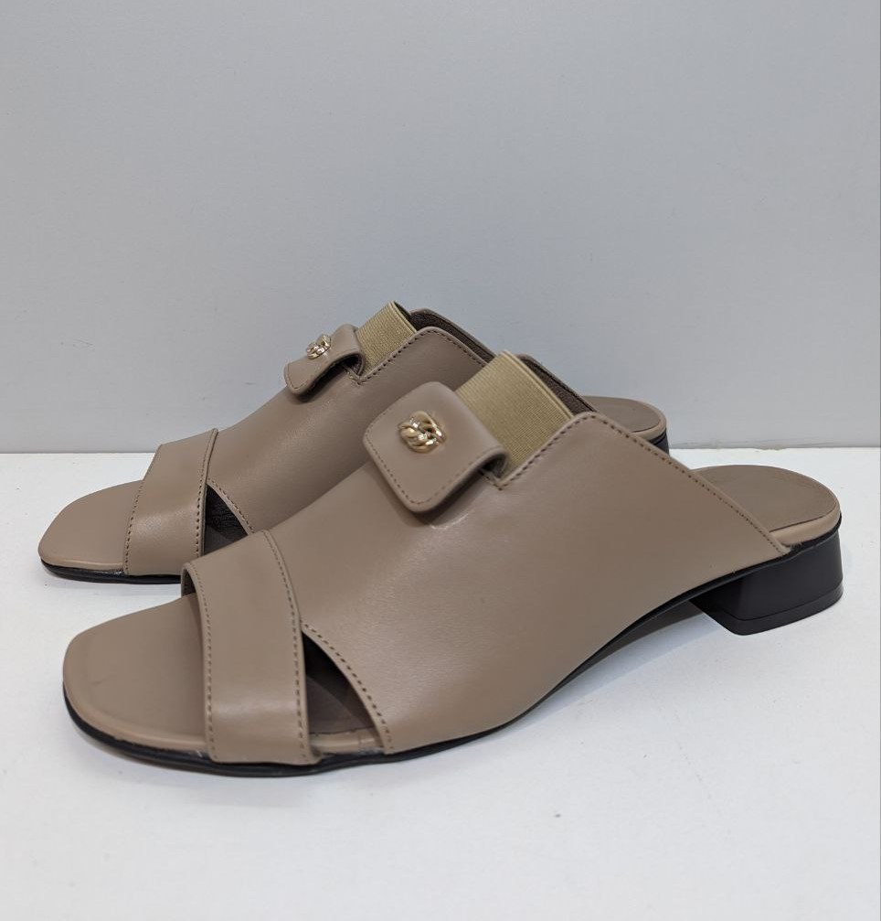 STTOPA Розміри 42-44. Шльопанці великих розмірів шкіряні. 431-4244-3 Бежеві, фото 1