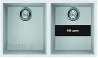 Кухонна мийка Elleci Quadra 350 G40 czarny Granitek LGQ35040BSO