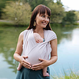 Трикотажний слінг-шарф Love & Carry, Сакура