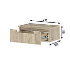 Тумба приліжкова Модерн ТПМ - 03 , Тумба приліжкова з ДСП Меблі для спальні, фото 2