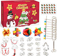 Адвент-календар 24 Days of Christmas Brain Teaser Puzzle Playset