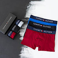 Трусы мужские Tommy Hilfiger 3 шт в упаковке / мужские боксеры / мужские трусы томми хилфигер