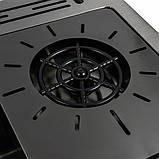 Кухонна мийка Platinum Handmade 7846 PVD чорна з омивачем склянок та підставкою ножів 3.0/0.8, фото 4