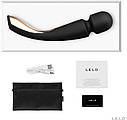 Вібромасар Lelo Smart Wand 2 Large Black ZIPEXPERT, фото 3