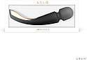 Вібромасар Lelo Smart Wand 2 Large Black ZIPEXPERT, фото 4