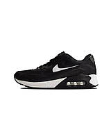 Кросівки чоловічі Nike Air Max 90 Black White чорні з білим SRV P9944