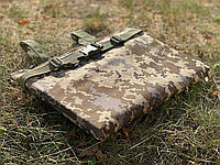 Каремат сидушка тактическая военная для сидения коврик сидушка полевая пятиточечник поджопник пиксель 20 мм