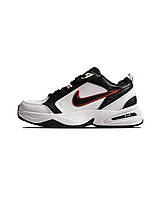 Кроссовки мужские Nike Monarch White Black Red белые с черным красным SRV P9902