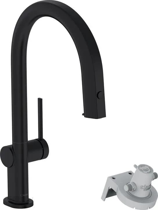 Змішувач Hansgrohe Aqittura M91 Filtersystem 210 1Jet Czarny Matowy 76803670