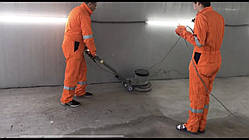 Шліфування, зміцнення бетонних підлог, ремонт тріщин.
