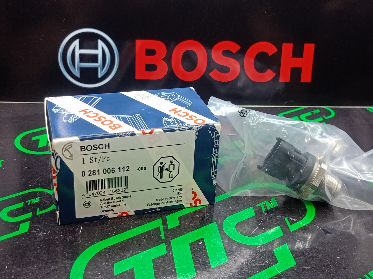 Датчик тиску палива 0281006112 (0281006325) СR DODGE, CUMMINS, DAF, FIAT, FORD, HYUNDAI, IVECO, KOMATSU