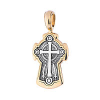 Серебряный крест (позолота) 132446 Оникс SM, код: 6731825
