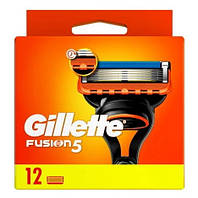 Змінні касети для гоління 12 шт Fusion (Original) - Gillette