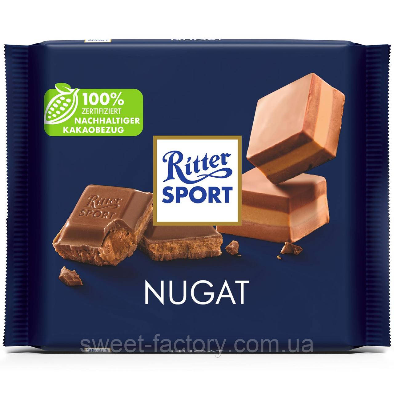 Шоколад Ritter Sport Nugat 100g, фото 1
