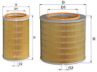 AF0754 воздушный фильтр к-кт ALPHA (Т-150 , Полесье-700, ДОН-1500 ККС-8 с дв.СМД-60, СМД-62)-аналог В-005
