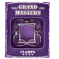 Металлическая головоломка Grand Master Puzzles CLAMPS Eureka 3D Puzzle 473256, World-of-Toys