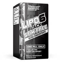 Добавка для похудения Nutrex (Lipo-6 Black UC Stim-Free) 60 капсул