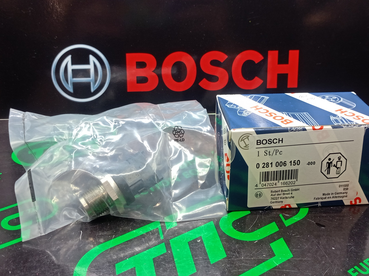 Датчик тиску палива 0281006150 (0281006327) СR Dodge Ram Cummins ISBe ЄВРО-4