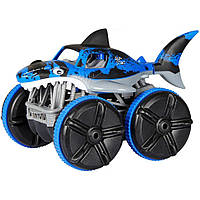 Машинка на радиоуправлении амфибия Shark ZIPP Toys KY9002 blue, синяя, Land of Toys