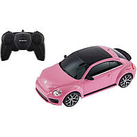 Машинка на радіокеруванні Volkswagen Beetle Rastar 76200 pink 1:24 , Lala.in.ua