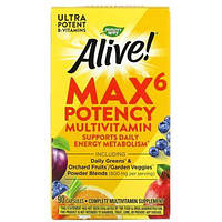Мультивитамины Nature's Way (Alive Max6 Daily Multi-Vitamin) 90 капсул