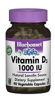Витамин D3 Bluebonnet Nutrition (Vitamin D3) 1000 МЕ 90 капсул