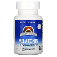 Мелатонин Source Naturals (Melatonin) 1 мг 100 таблеток