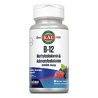 B-12 Methylcobalamin and Adenosylcobalamin 2000mcg - 60 tabs