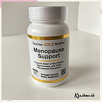 California Gold Nutrition Menopause support Засіб для підтримки під час менопаузи, 30 капсул