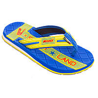 В'єтнамки для хлопчиків KITO EC4211-D.BLUE-Y розмір 31 колір синій жовтий ds