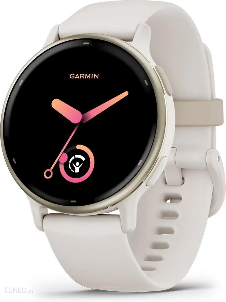 Часи Garmin Vivoactive 5 Bezel Cream Gold koperta w kolorze Ivory [010-02862-11]