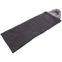 Спальний мішок-ковдра з капюшоном CHAMPION Average SY-4083 колір чорний ds