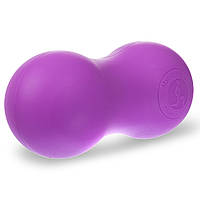 М'яч кінезіологічний подвійний Duoball Zelart FI-7073 колір фіолетовий ds