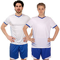Форма футбольная Lingo LD-5018 размер XL цвет белый-синий ds