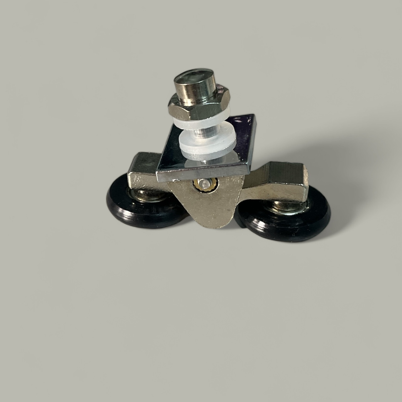 Ролики( В-07 В) для душової кабіни металеві подвійні поворотні (10мм), фото 1