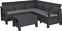 Набір садових меблів Keter Corfu Relax Set Graphite