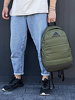 Рюкзак міський Adidas хакі, Портфель Адідас повсякденний спортивний
