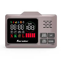 Антирадар сигнатурный Karadar PRO-980 Signature с 2.4" дисплеем GPS радар-детектор с озвучкой (100908)