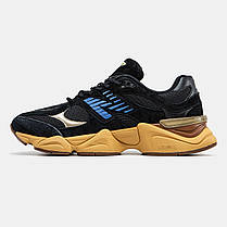 Кросівки New Balance 9060 Black Royal Gum / Нью Беланс 9060 Роял Гам Чорні, фото 4