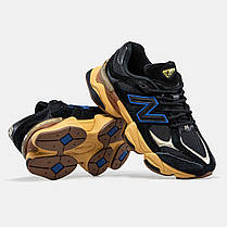 Кросівки New Balance 9060 Black Royal Gum / Нью Беланс 9060 Роял Гам Чорні, фото 6