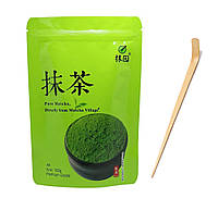 Зелёный чай Матча TM Smoul Matcha Village 100 г (Клас Premium) с ложкой Чаcаку в подарок