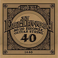 Струна Ernie Ball 1440 Earthwood 80 20 Bronze Acoustic Guitar Strings .040 GR, код: 6839127